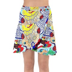 Supersonic Ladybug Angel Power Wrap Front Skirt