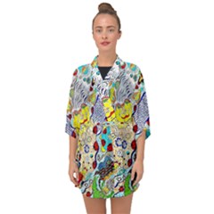 Supersonic Ladybug Angel Power Half Sleeve Chiffon Kimono