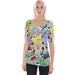 Supersonic Ladybug Angel Power Wide Neckline T-shirt