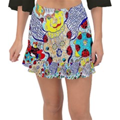 Supersonic Ladybug Angel Power Fishtail Mini Chiffon Skirt