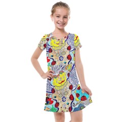 Supersonic Ladybug Angel Power Kids  Cross Web Dress