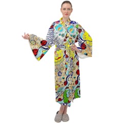 Supersonic Ladybug Angel Power Maxi Velvet Kimono