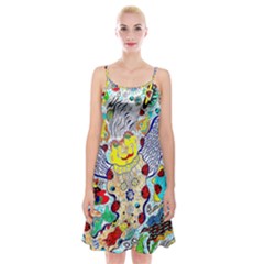 Supersonic Ladybug Angel Power Spaghetti Strap Velvet Dress