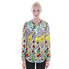 Supersonic Ladybug Angel Power Womens Long Sleeve Shirt