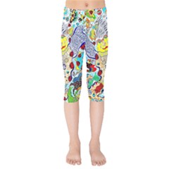 Supersonic Ladybug Angel Power Kids  Capri Leggings 