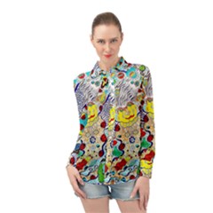 Supersonic Ladybug Angel Power Long Sleeve Chiffon Shirt