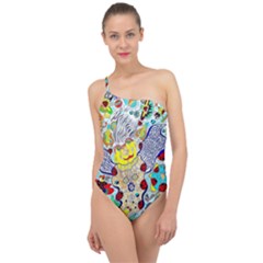 Supersonic Ladybug Angel Power Classic One Shoulder Swimsuit