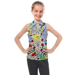 Supersonic Ladybug Angel Power Kids  Sleeveless Polo T-shirt