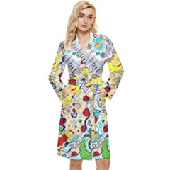 Supersonic Ladybug Angel Power Long Sleeve Velvet Robe