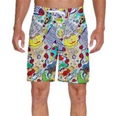 Supersonic Ladybug Angel Power Men s Beach Shorts