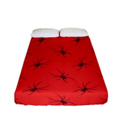 Spiders Pattern Seamless Arachnids Fitted Sheet (full/ Double Size)