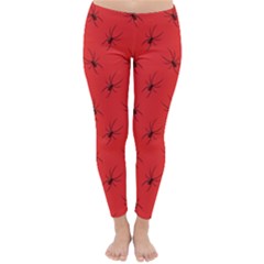 Spiders Pattern Seamless Arachnids Classic Winter Leggings