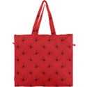 Spiders Pattern Seamless Arachnids Canvas Travel Bag View1