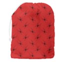 Spiders Pattern Seamless Arachnids Drawstring Pouch (3XL) View2