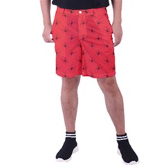 Spiders Pattern Seamless Arachnids Men s Pocket Shorts