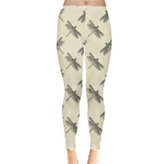 Dragonfy Insect Pattern Everyday Leggings  by Maspions