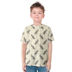 Dragonfy Insect Pattern Kids  Cotton T-shirt