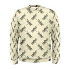 Dragonfy Insect Pattern Men s Sweatshirt