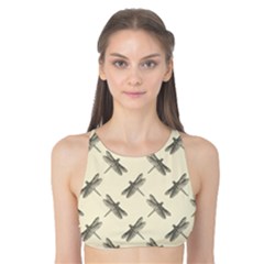 Dragonfy Insect Pattern Tank Bikini Top