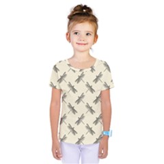 Dragonfy Insect Pattern Kids  One Piece T-shirt