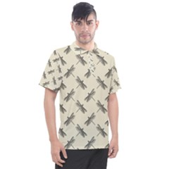 Dragonfy Insect Pattern Men s Polo T-shirt