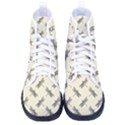 Dragonfy Insect Pattern Men s High-Top Canvas Sneakers View1