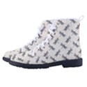 Dragonfy Insect Pattern Men s High-Top Canvas Sneakers View2