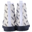 Dragonfy Insect Pattern Men s High-Top Canvas Sneakers View4