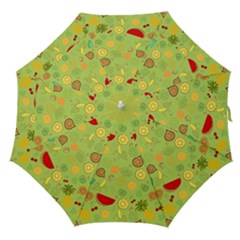 Art Fruits Pattern Straight Umbrellas