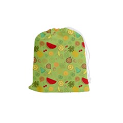 Art Fruits Pattern Drawstring Pouch (medium)