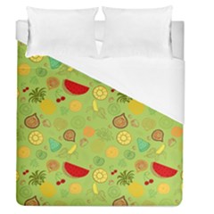 Art Fruits Pattern Duvet Cover (queen Size)