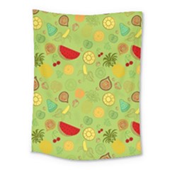 Art Fruits Pattern Medium Tapestry