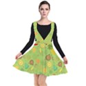 Art Fruits Pattern Plunge Pinafore Dress View1