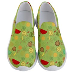 Art Fruits Pattern Men s Lightweight Slip Ons