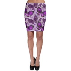 Butterflies Butterfly Insect Animal Nature Bodycon Skirt