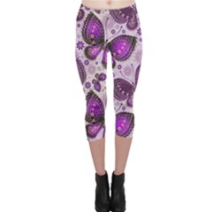 Butterflies Butterfly Insect Animal Nature Capri Leggings 