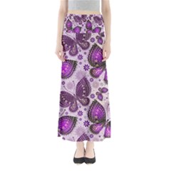 Butterflies Butterfly Insect Animal Nature Full Length Maxi Skirt