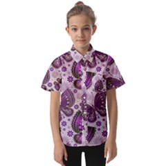 Butterflies Butterfly Insect Animal Nature Kids  Short Sleeve Shirt