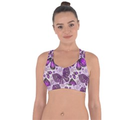 Butterflies Butterfly Insect Animal Nature Cross String Back Sports Bra