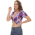 Butterflies Butterfly Insect Animal Nature Twist Front Crop Top View2