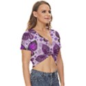 Butterflies Butterfly Insect Animal Nature Twist Front Crop Top View3