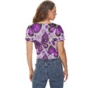 Butterflies Butterfly Insect Animal Nature Twist Front Crop Top View4