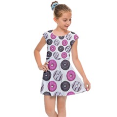 Pattern Seamless Design Decorative Kids  Cap Sleeve Dress