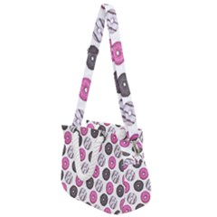 Pattern Seamless Design Decorative Rope Handles Shoulder Strap Bag