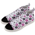 Pattern Seamless Design Decorative Men s Mid-Top Canvas Sneakers View2