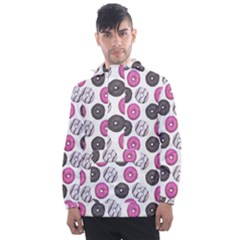 Pattern Seamless Design Decorative Men s Front Pocket Pullover Windbreaker