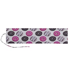 Pattern Seamless Design Decorative Roll Up Canvas Pencil Holder (l)