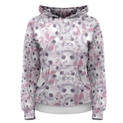 Sweet Kawaii Kitty Pattern (ai) Bk Women s Pullover Hoodie by dflcprintsclothing