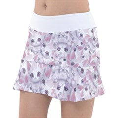 Sweet Kawaii Kitty Pattern (ai) Bk Classic Tennis Skirt