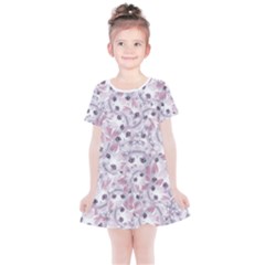 Sweet Kawaii Kitty Pattern (ai) Bk Kids  Simple Cotton Dress by dflcprintsclothing